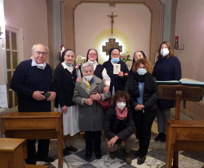 The community of Genoa celebrates 50 years of consecrated life of Sr Teresina Novel